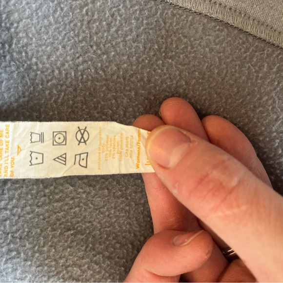 Lucy Activewear Snap Closure Lux Fleece Wrap - Light Grey-Has Pockets,Flattering - Picture 6 of 11